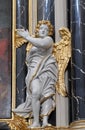 Angel statue on the ProvostÃ¢â¬â¢s altar in Wurzburg Cathedral